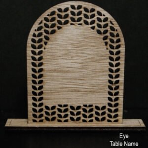 Wooden Table Name- Eyes