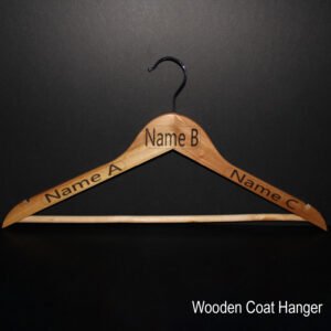 Personalised Wooden Coat Hangers