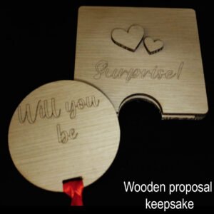 Wooden Proposal Keepsake