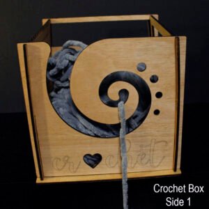 Personalised Crochet Storage Box